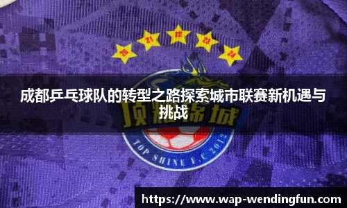 成都乒乓球队的转型之路探索城市联赛新机遇与挑战