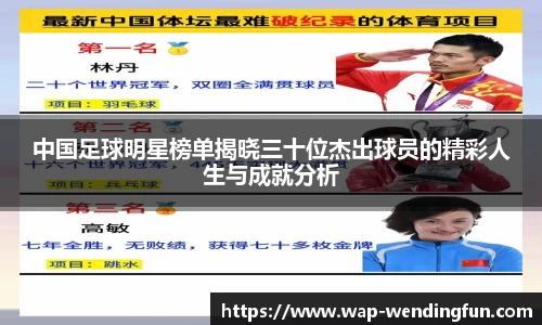 中国足球明星榜单揭晓三十位杰出球员的精彩人生与成就分析